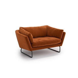 Wayfair orange loveseat new arrivals